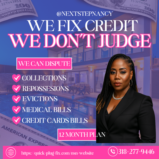 💼 12-Month Credit Transformation Plan- split pay